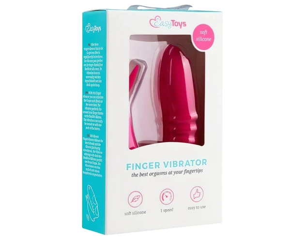 Easytoys Finger - 2in1 ujjvibrátor (pink)