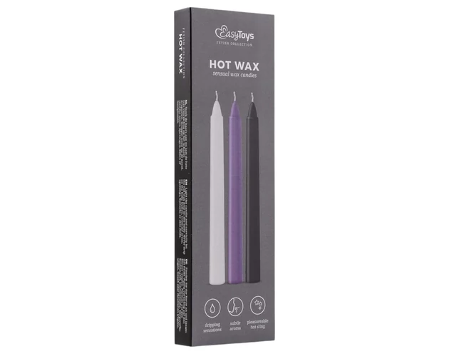 Sensual Hot Wax - BDSM testgyertya szett (3db)