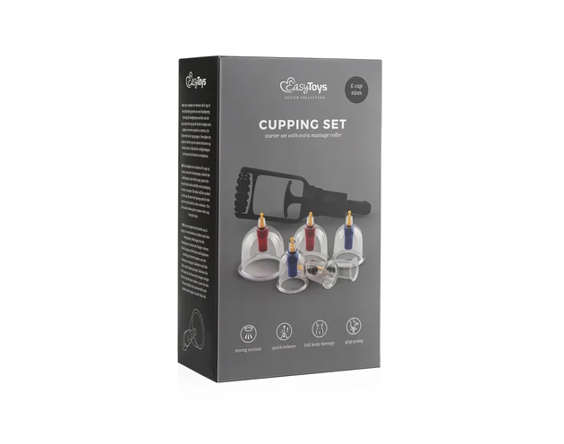 Easytoys Cupping - szívó pumpa szett (6 részes)