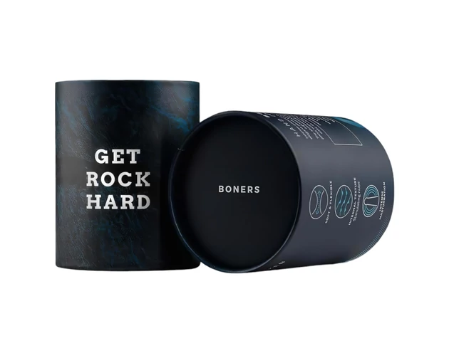 Boners Get Rock Hard - utazó maszturbátor (szürke)