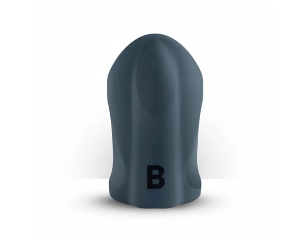 Boners - akkus, rezgő nyitott maszturbátor (szürke)