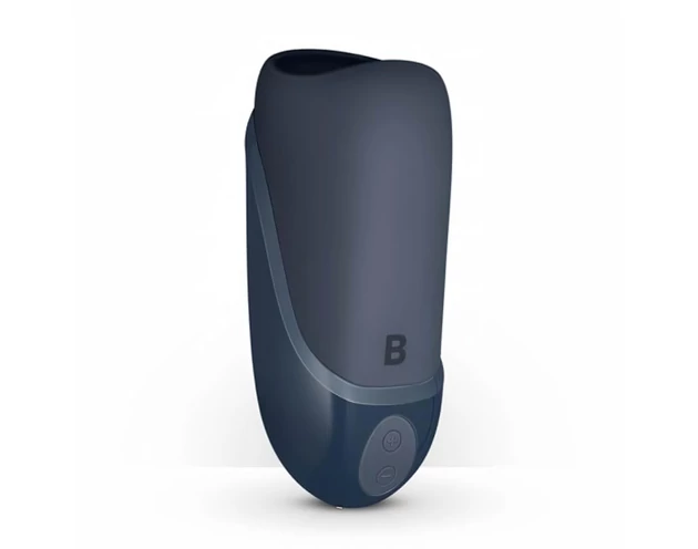 Boners Blowjob - akkus, rezgő maszturbátor (szürke)