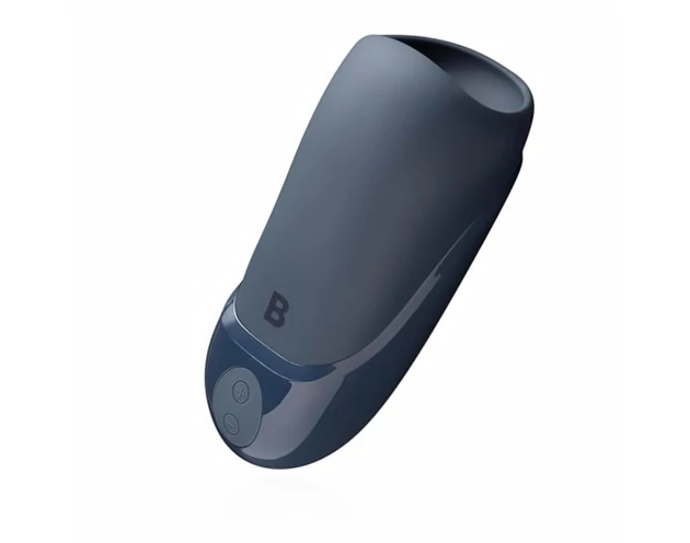 Boners Blowjob - akkus, rezgő maszturbátor (szürke)