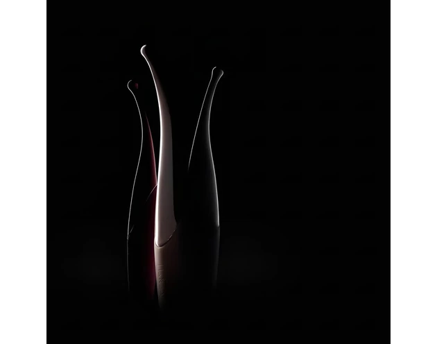 Senzi - akkus, vízálló csikló vibrátor (piros)