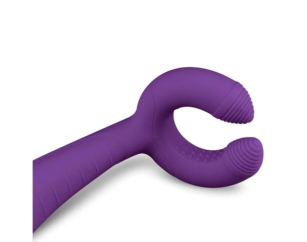 Easytoys Couple - akkus, vízálló párvibrátor (lila)