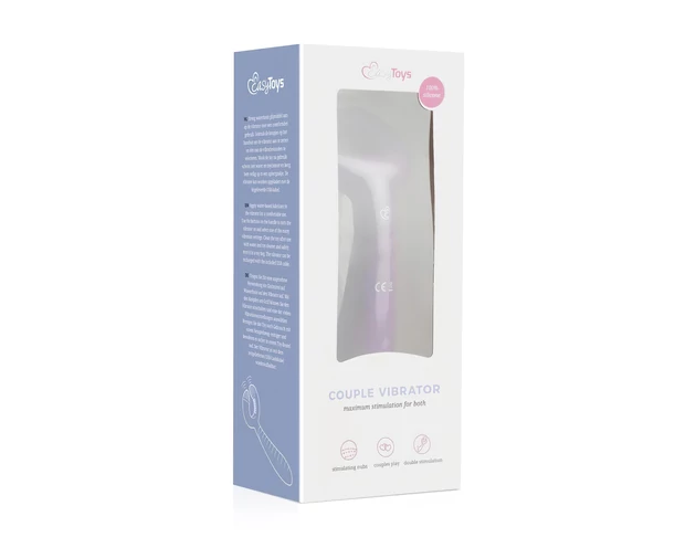 Easytoys Couple - akkus, vízálló párvibrátor (lila)