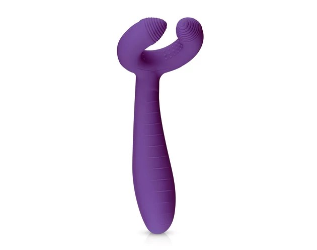 Easytoys Couple - akkus, vízálló párvibrátor (lila)