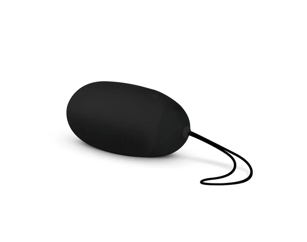 Easytoys - akkus, vízálló, rádiós vibrációs tojás (fekete)