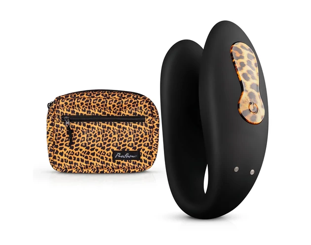 Panthra Zuna - akkus, vízálló párvibrátor (leopárd-fekete)