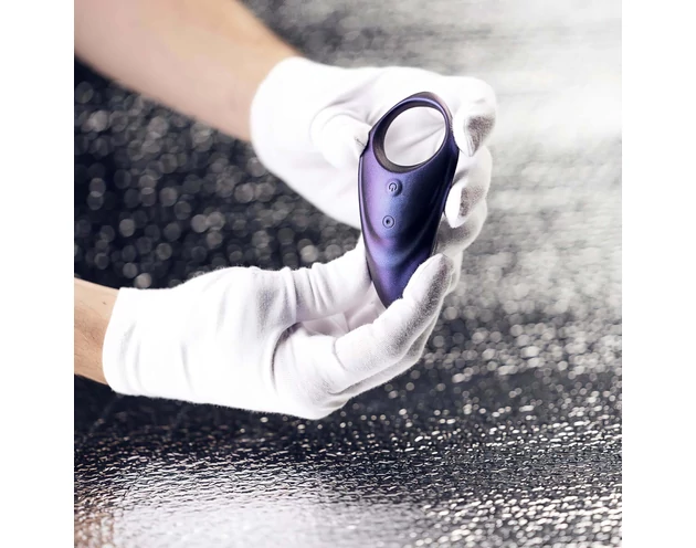 Hueman Neptune - vízálló vibrációs péniszgyűrű (lila)