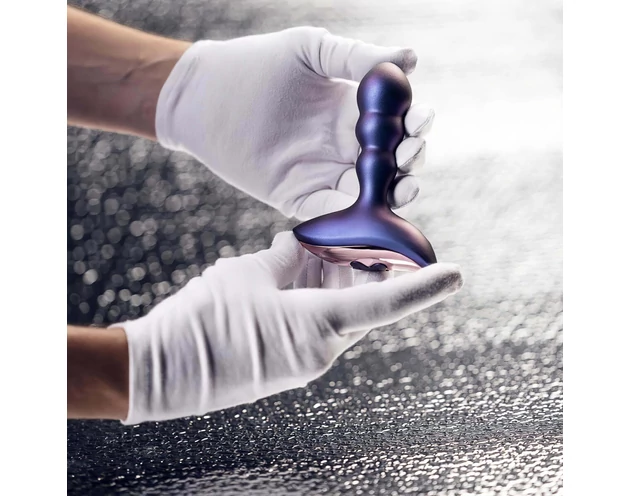 Hueman Interstellar - hullámos anál vibrátor (lila)