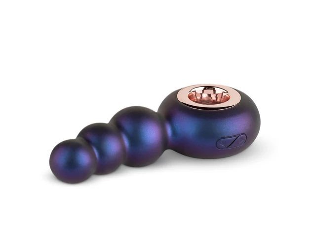 Hueman Outer Space - akkus, gyöngyös anál vibrátor (lila)