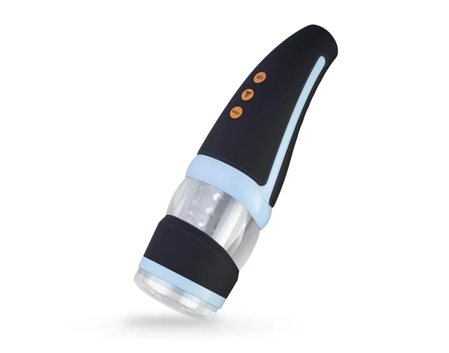 CRUIZR CP02 - forgó vibráló maszturbátor (fekete)