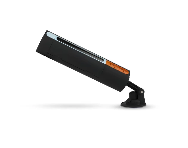 CRUIZR CP03 - akkus, szívó vibráló maszturbátor (fekete)