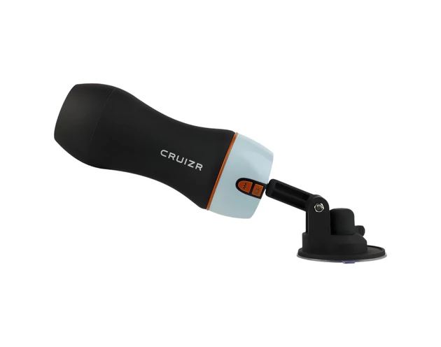 CRUIZR CM06 - akkus, nyögő vibráló maszturbátor (fekete-kék)