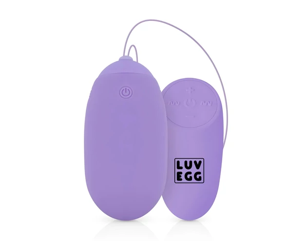 LUV EGG XL - akkus, rádiós vibrációs tojás (lila)