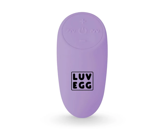 LUV EGG XL - akkus, rádiós vibrációs tojás (lila)