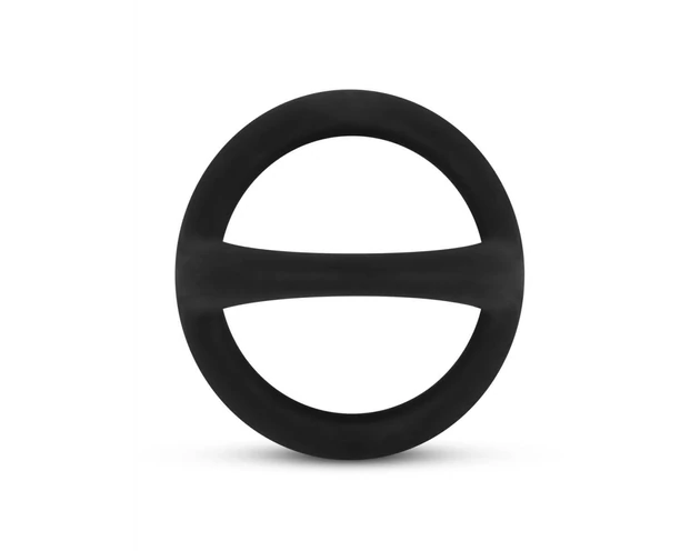 Easytoys Desire Ring - rugalmas pénisz- és heregyűrű (fekete)