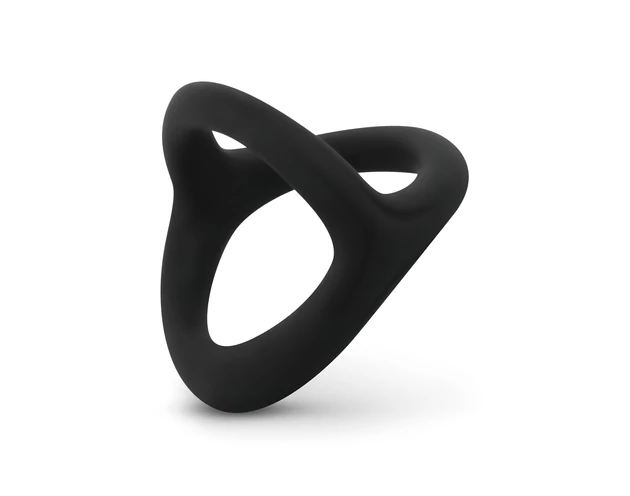 Easytoys Desire Ring - rugalmas pénisz- és heregyűrű (fekete)