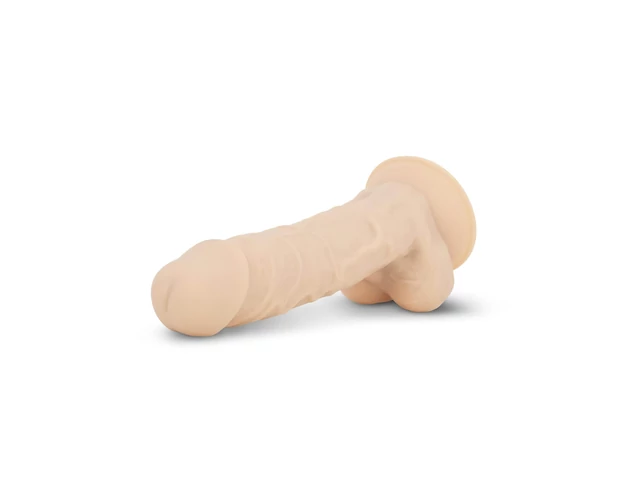 Real Fantasy Conrad - tapadókorongos vibrátor - 20cm (natúr)