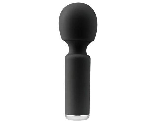 Easytoys Wonder Wand - akkus, mini masszírozó vibrátor (fekete)