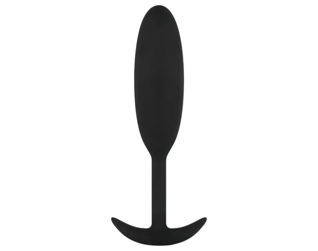 Easytoys Heavy Fulfiller - 54g-os anál plug - kicsi (fekete)