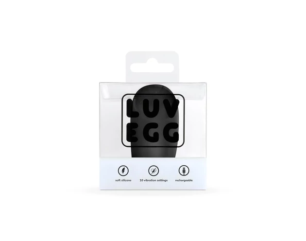 LUV EGG - akkus, rádiós vibrációs tojás (fekete)