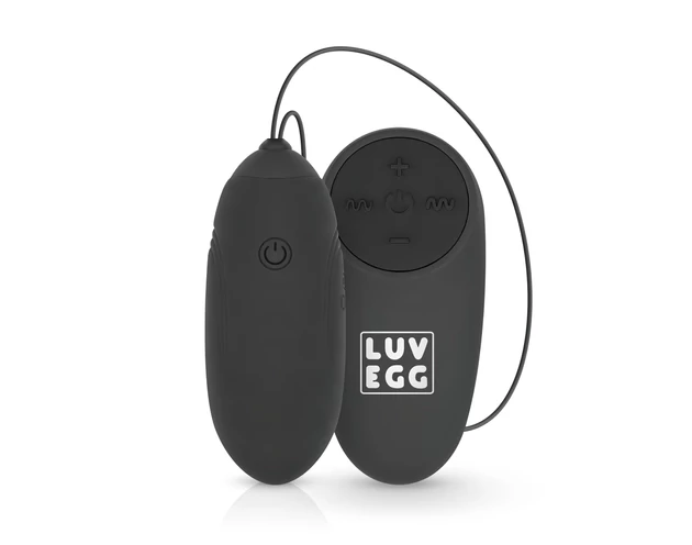 LUV EGG - akkus, rádiós vibrációs tojás (fekete)
