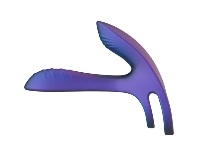 Hueman Infinity Ignite - vibrációs pénisz- és heregyűrű (lila)