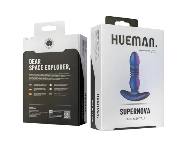 Hueman Supernova - lökő anál vibrátor (lila)