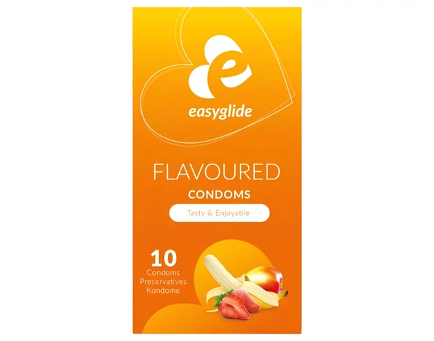 EasyGlide Flavoured - gyümölcs ízű óvszer (10db)