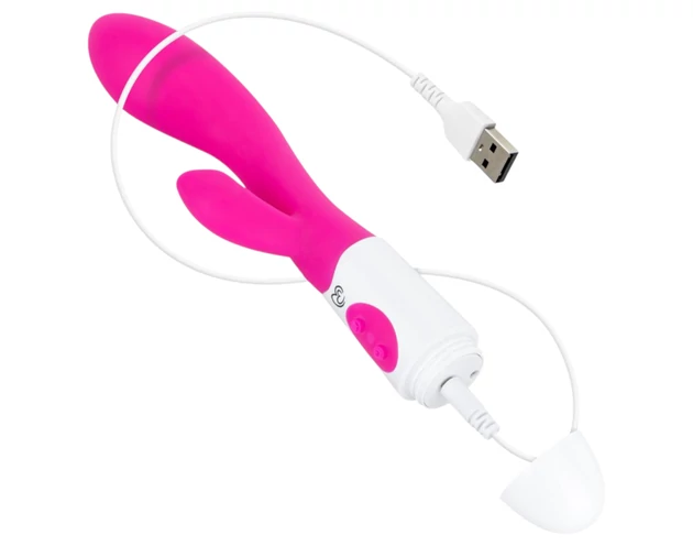 Easytoys Lily 2.0 - akkus, csiklókaros vibrátor (pink)