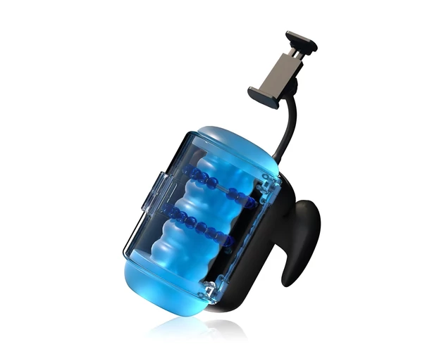 BLOWCAST Wingman Plus - automatikus gamer maszturbátor (kék)