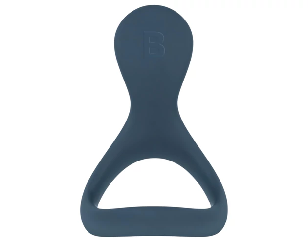 Boners - szilikon péniszgyűrű (szürke)