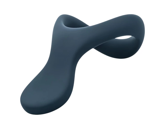 Boners - szilikon péniszgyűrű (szürke)