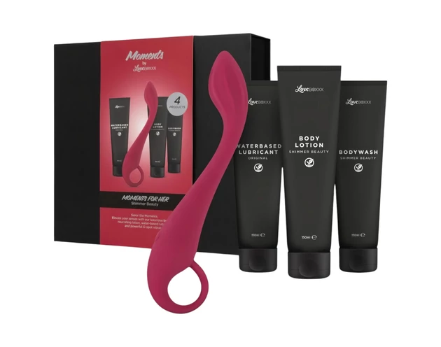 LoveBoxxx Moments - Shimmer Beauty - testápoló szett nőknek