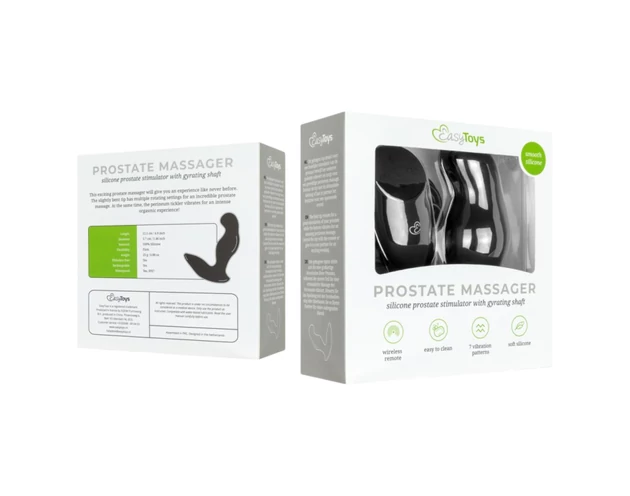 Easytoys Anal Collection - rádiós anál vibrátor (fekete)