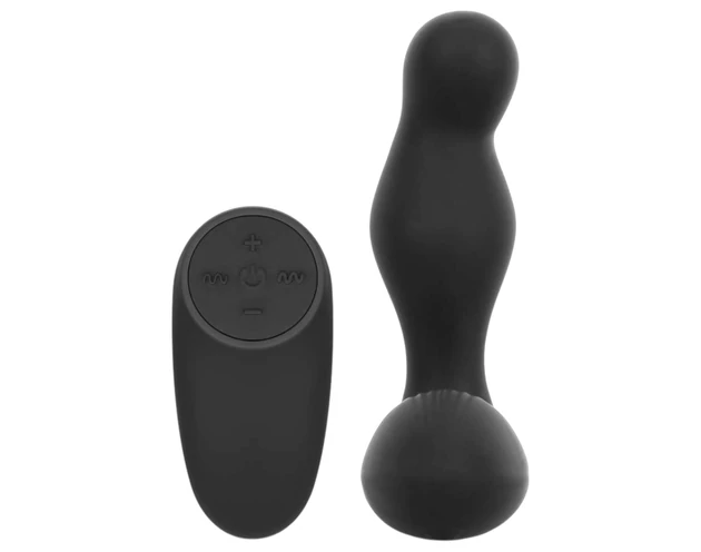 Easytoys Anal Collection - rádiós anál vibrátor (fekete)