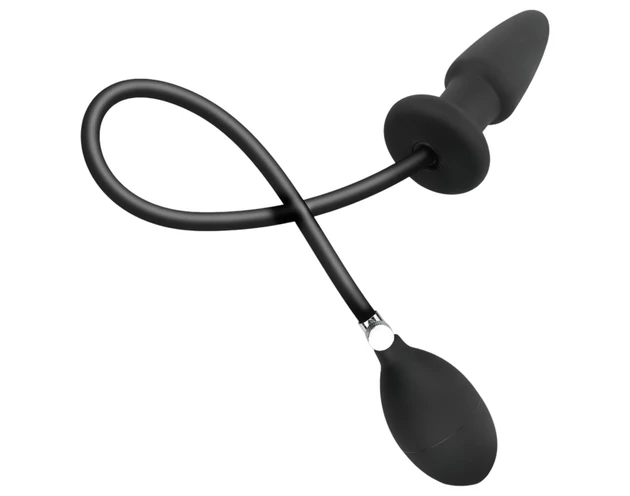 EasyToys - pumpálható anál plug (fekete)