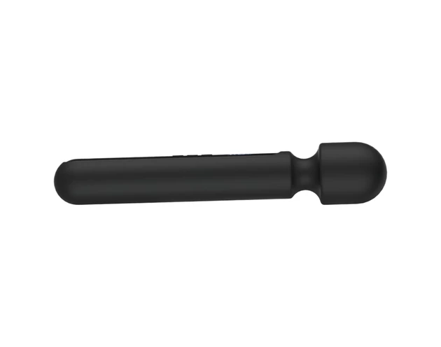 BLAQ - nagy digitális masszírozó vibrátor (fekete)