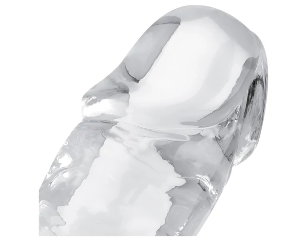 EasyToys - zselés dildó - 16cm (átlátszó)