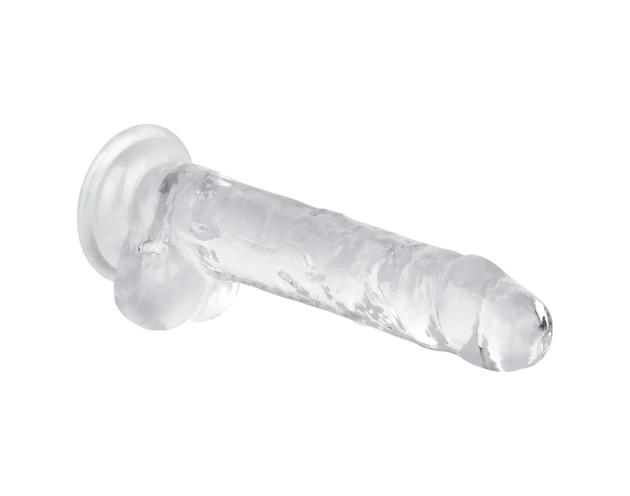EasyToys - herés dildó - 17cm (átlátszó)