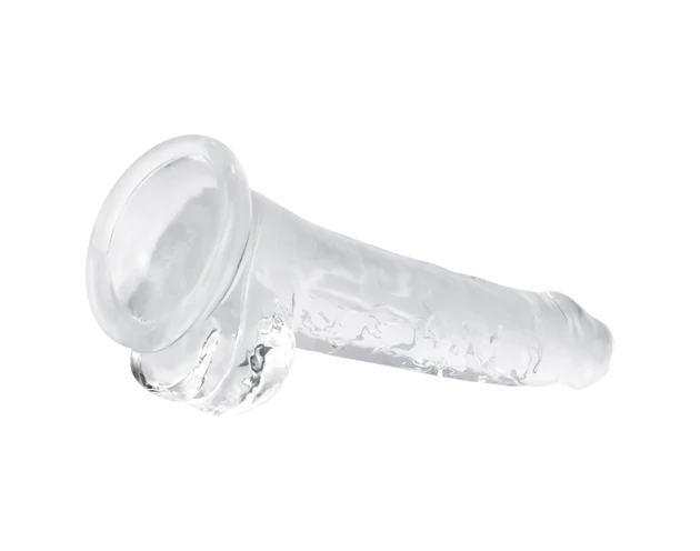 EasyToys - herés dildó - 17cm (átlátszó)