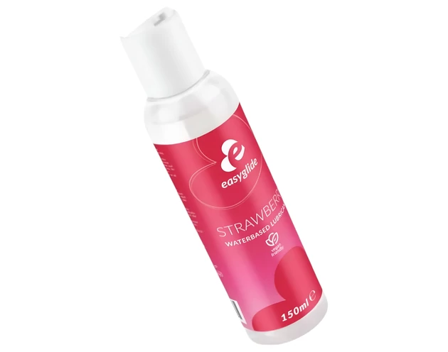 EasyGlide - ízesített vízbázisú síkosító - eper (150 ml)