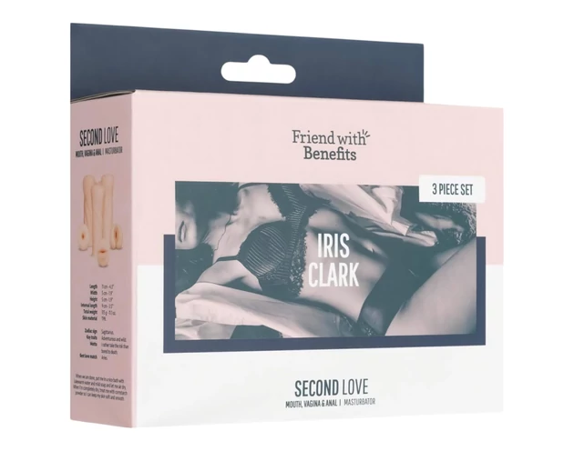 FWB - Iris Clark élethű maszturbátor szett (natúr)