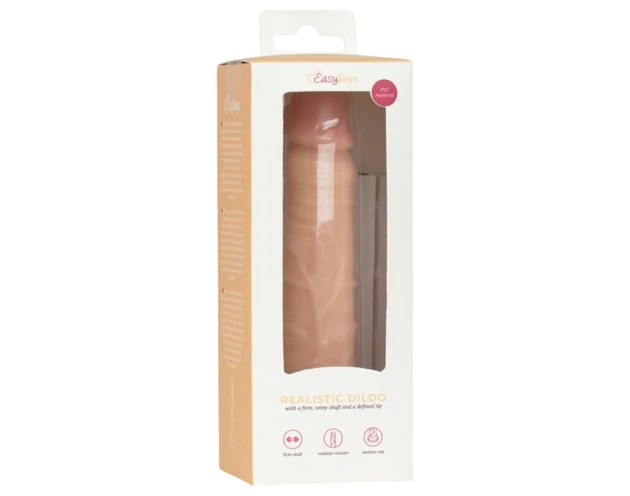 Easytoys - élethű dildó - 12 cm (natúr)