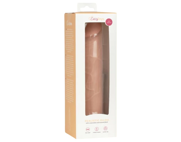 Easytoys - élethű dildó - 17,5 cm (natúr)