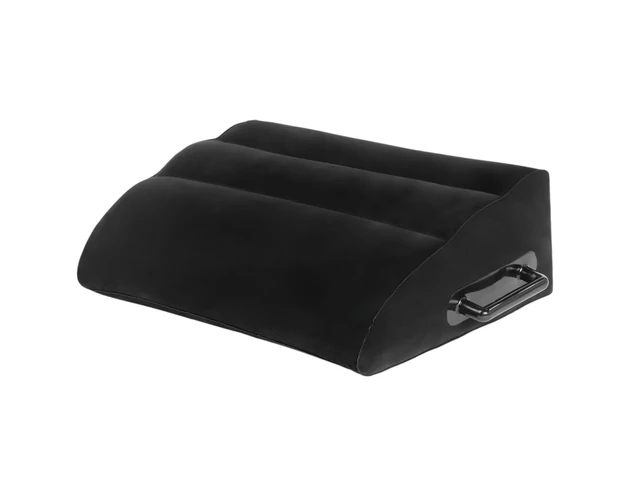 Bedroom Fantasies - felfújható szexpárna kapaszkodókkal (fekete)