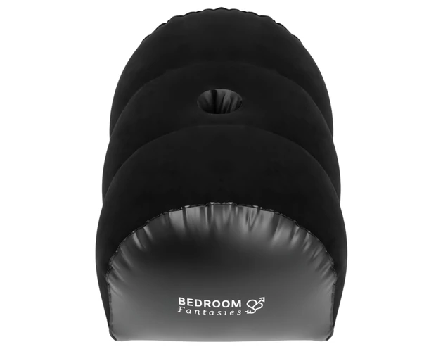 Bedroom Fantasies - felfújható szexpárna, vibrátor tartóval (fekete)