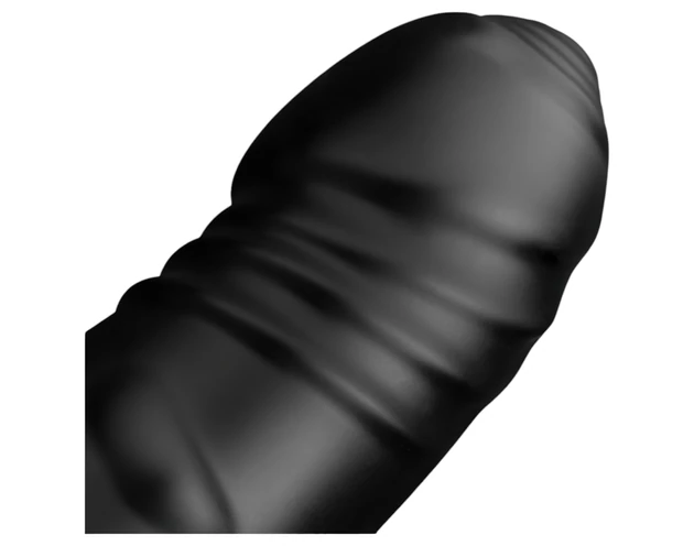 BUTTR Black Hawk - élethű anál dildó (fekete)